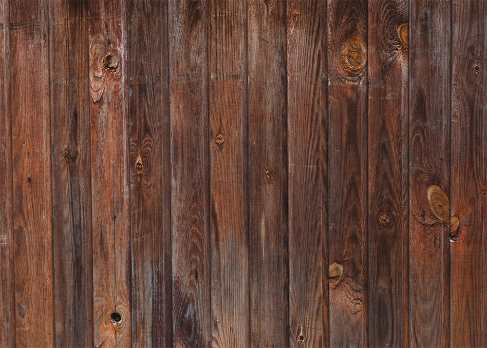 Aperturee - Hellrotbraune Bodenmatte aus Holz für die Fotografie