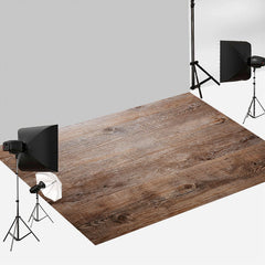 Aperturee - Fotoshooting Bodenhintergrund aus braunem Holz mit klassischer Textur