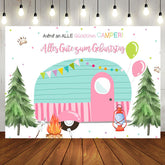 Berufung alle Camper Camping Geburtstag Hintergrund