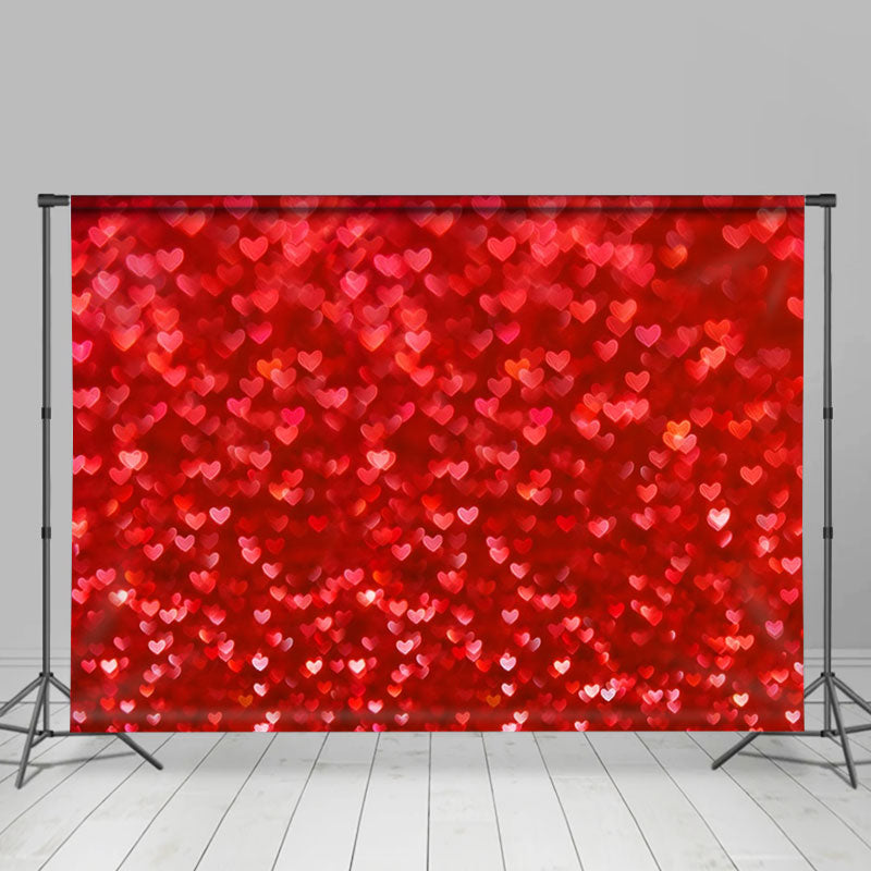 Aperturee - Roter Herzmuster Bokeh Valentinstag Hintergrund