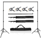 Aperturee - 10X10FT verstellbarer Fotohintergrundständer aus Metall
