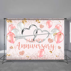 Aperturee - Ballon Herz Jubiläums Valentinstag Hintergrund
