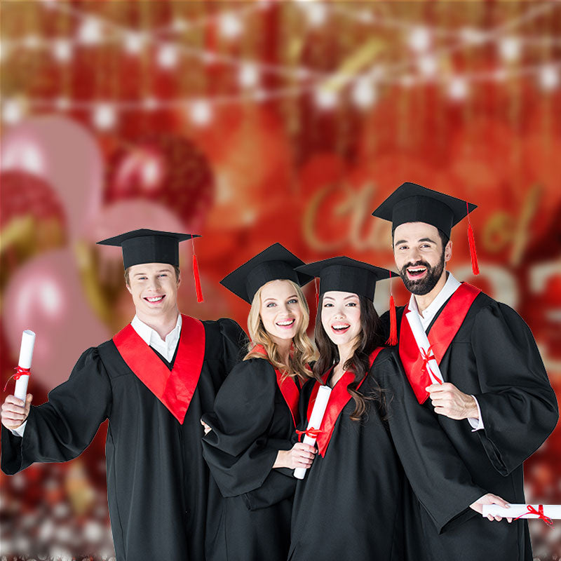 Aperturee - Rote Luftballons Diamant Klasse von 2023 Hintergrund