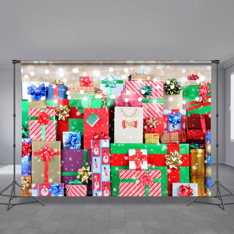 Aperturee - Schöne Geschenk Lichtstreifen Wand Weihnachtskulisse