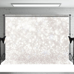 Aperturee - Bokeh Glitzer Schneeflocken Winter Weihnachtshintergrund