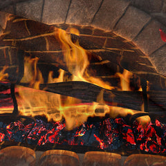Aperturee - Backsteinkamin Andiron Stock Weihnachtskulisse