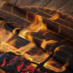 Aperturee - Backsteinkamin Andiron Stock Weihnachtskulisse