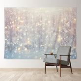 Aperturee - Helle Schneeflocken Bokeh Licht Winterszenen Hintergrund