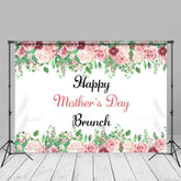 Aperturee - Brunch Pink Rose Green Leaves Schönen Muttertag Hintergrund