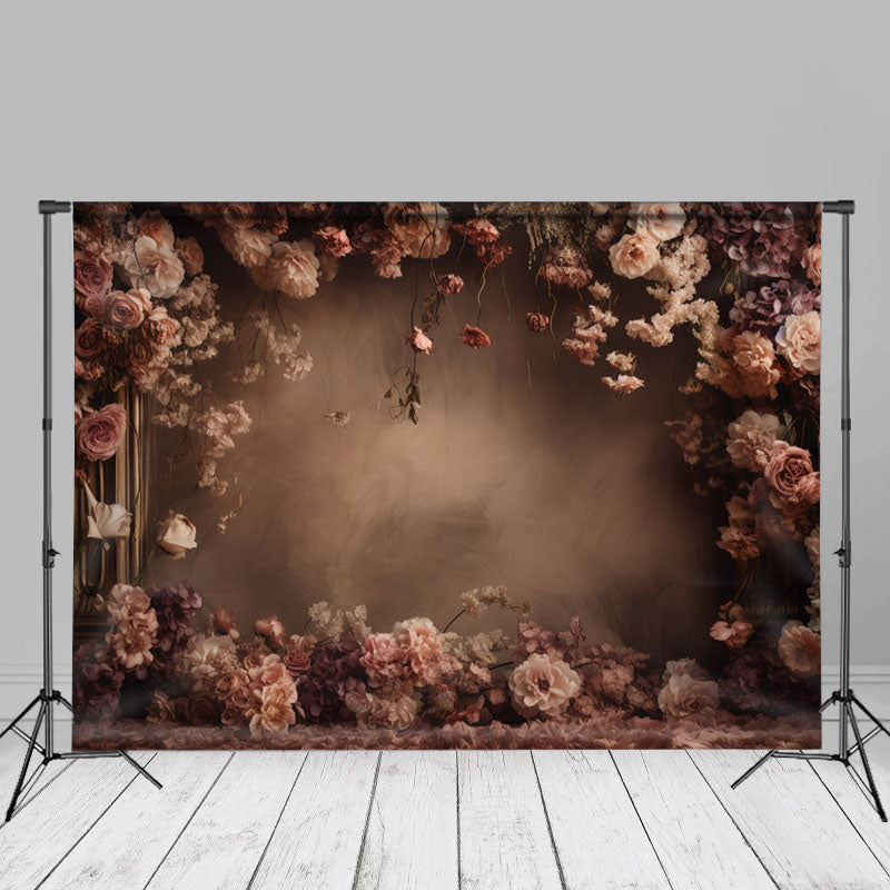 Aperturee - Klassischer floraler abstrakter Wandporträt Fotohintergrund
