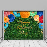 Aperturee - Bunte Blumenblätter Wand Muttertag Hintergrund Diy