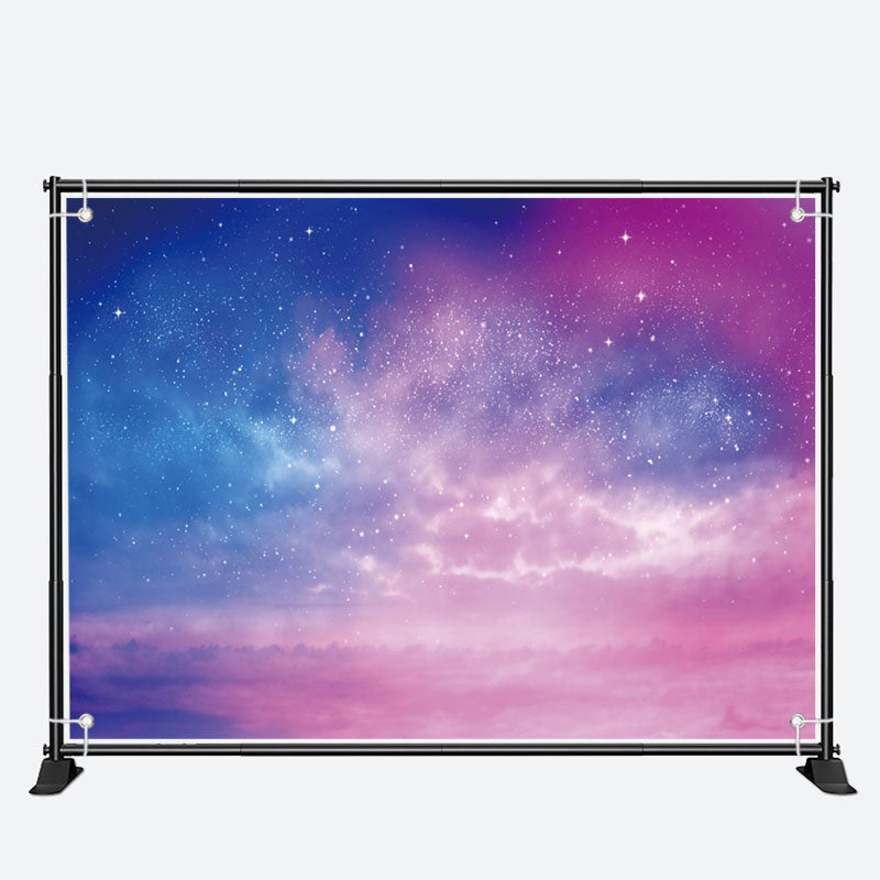 Aperturee - Bunte Galaxie Sterne Wolken Himmel Kunst Hintergrund