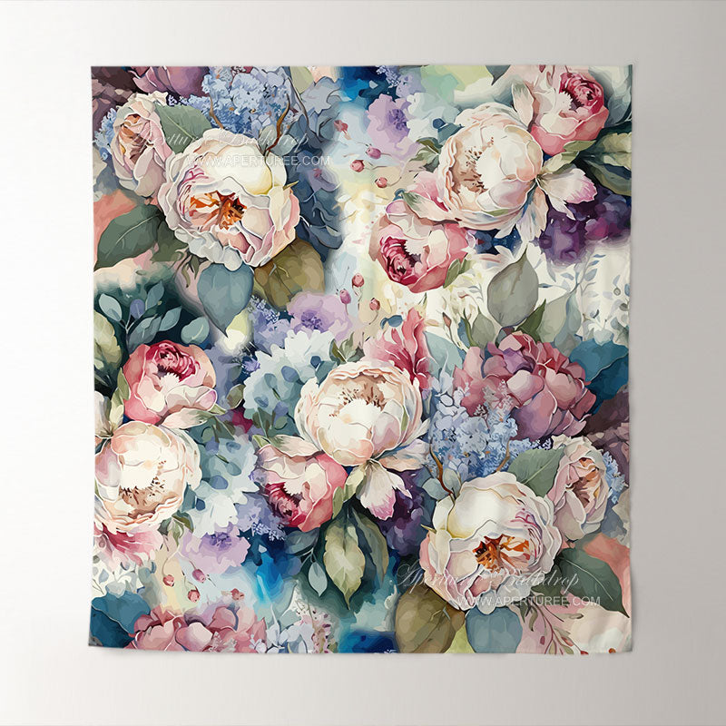 Aperturee - Bunte Ölgemälde Blumen Kunst Fotokulisse