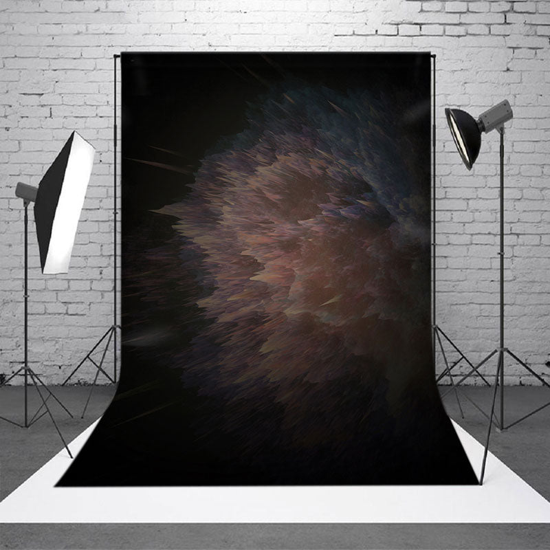 Aperturee - Dark Painting Blast Texture Portrait Hintergrund für Fotos