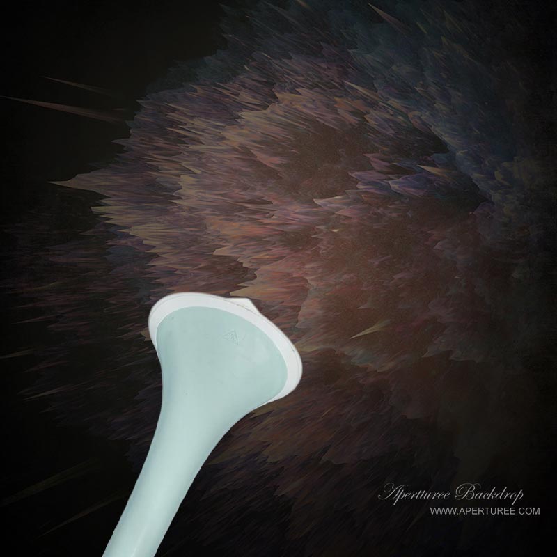 Aperturee - Dark Painting Blast Texture Portrait Hintergrund für Fotos