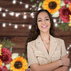 Aperturee – tiefer hölzerner Wand Drehsohlen Blumenhintergrund für Fotos