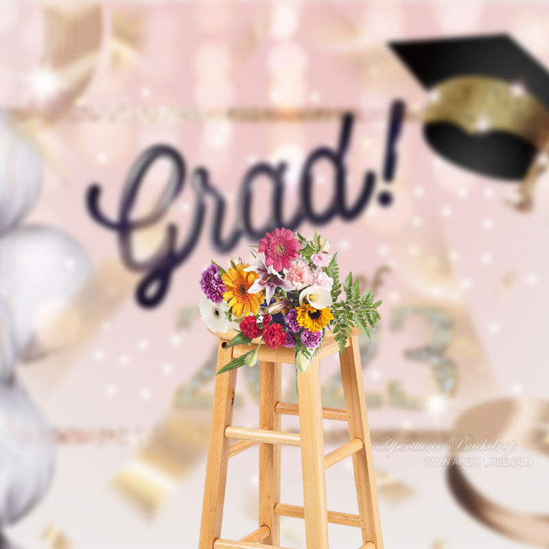 Aperturee - Diamond Grad Class Of 2023 Ballon Fotoshooting Hintergrund