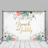 Aperturee - Blumenpflanzen Brunch Fotohintergrund mit sprudelndem Frühling