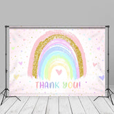 Aperturee - Glitzernde Regenbogenherzen als Dankeschön Hintergrund zum Muttertag
