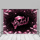 Aperturee - Grad Party Pink Ribbon Schwarzer Hintergrund für Fotos