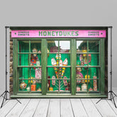 Aperturee - Green Candy Land Shop Honeydukes Geburtstagshintergrund