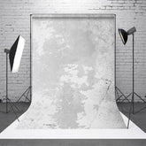 Aperturee - Grau silberner abstrakter Shabby Wall Portrait Hintergrund