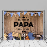 Aperturee - El Mejor Papa Werkzeug Weeden Fotohintergrund zum Vatertag