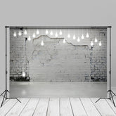 Aperturee - Moderne weiße Ziegelwand Licht Fotoshooting Hintergrund