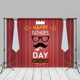 Aperturee - Krawattenbrille Rad Stripe Alles gute zum Vatertag Hintergrund