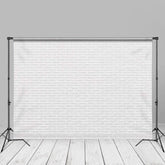 Aperturee – Fotoshooting Studio Hintergrund mit bemalter weißer Backsteinmauer