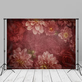 Aperturee - Pink Hot Floral Abstract Fine Art Hintergrund für Foto