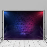 Aperturee – Strahlen Neon Hellblau Rot Backstein Fotostudio Hintergrund