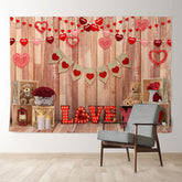 Aperturee - Reose Love Hear Teddy Happy Valentines Hintergrund