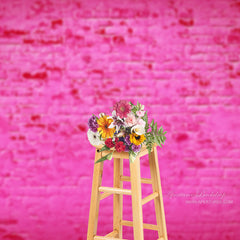 Aperturee - Rote Rose Backstein Hintergrund für Porträtfotografie