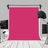 Aperturee - Rosenroter einfarbiger Fotokabinen Hintergrund für Studio