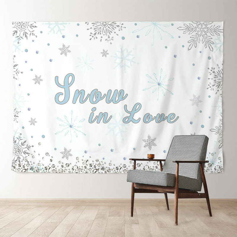 Aperturee - Snow In Love Wedding Merry Christmas Hintergrund