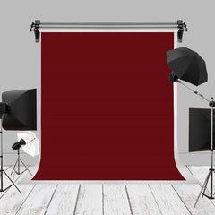Aperturee - Solide dunkelrote Portrait Fotokabinen Hintergrund für Studio