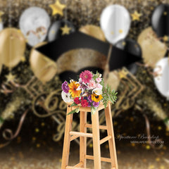 Aperturee - Funkelnder Ballon Champagner Bokeh Hintergrund für Fotos