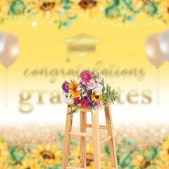 Aperturee - Sonnenblumen funkelnder Bokeh Gelb Grad Fotohintergrund