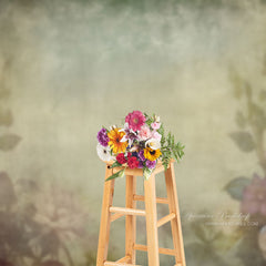 Aperturee - Vintage weißer floraler Kunst Umstandsfoto Hintergrund