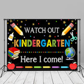 Aperturee - Achten Sie auf den schwarzen Hintergrund für den Schulanfang im Kindergarten