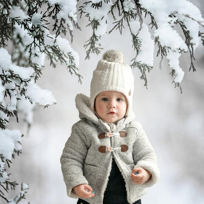 Aperturee - Winter Weihnachtsportrait Schnee Fotografie Hintergrund