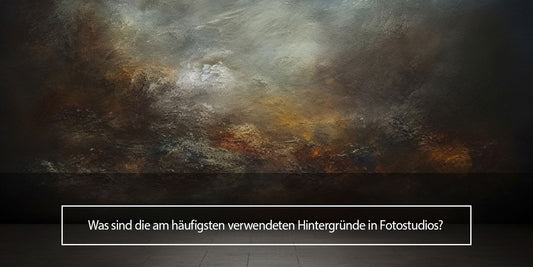 Was sind die am häufigsten verwendeten Hintergründe in Fotostudios