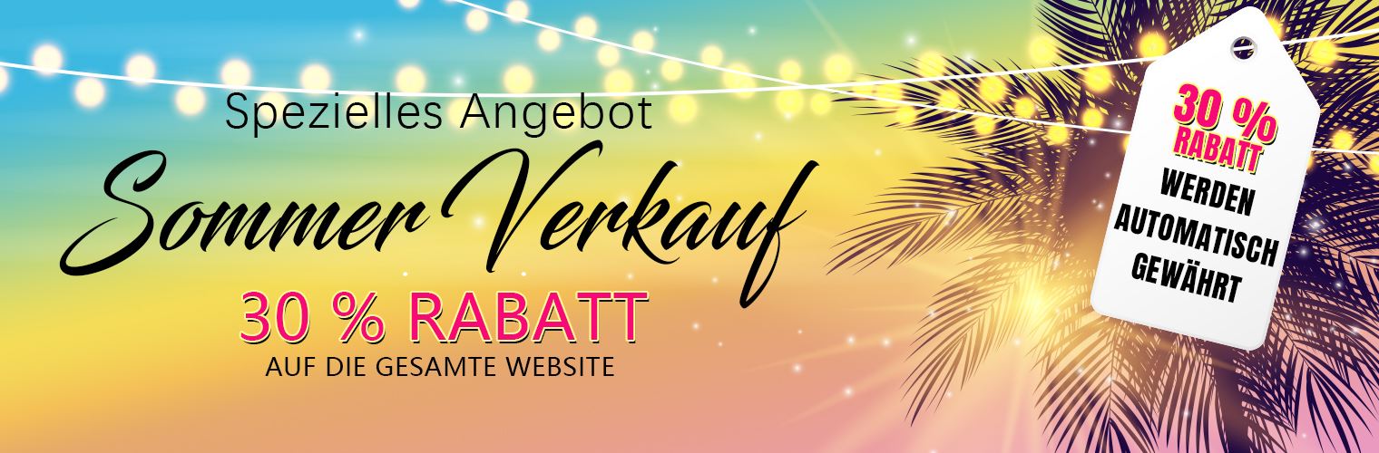 30 % Rabatt auf die gesamte Website