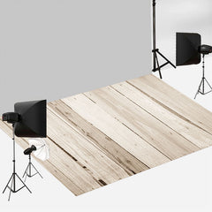Aperturee - Weißer Holzbrett Bodenhintergrund im Landhausstil