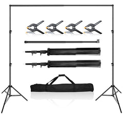 Aperturee - 10X10FT verstellbarer Fotohintergrundständer aus Metall