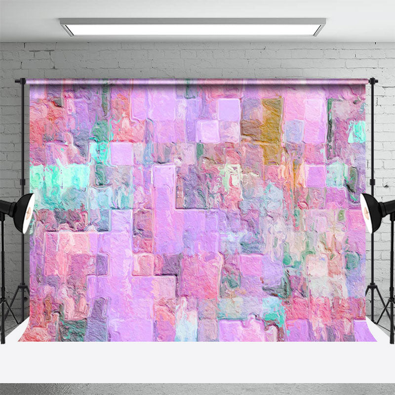 Aperturee - Abstrakte moderne Kunst lila Malerei Party Hintergrund