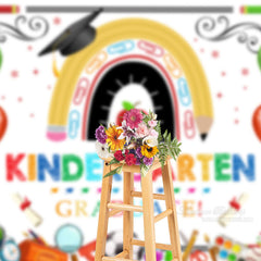 Aperturee - Bunter Ballon Hintergrund für Kindergartenabsolventen für Fotos
