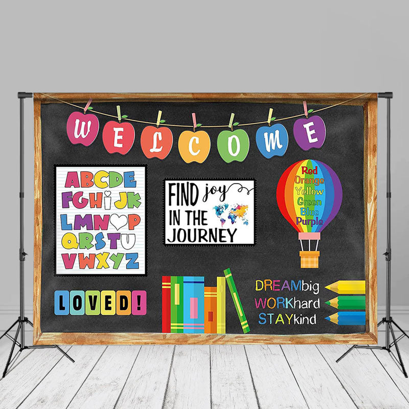 Aperturee - Find Joy In Journey Erster Kindergarten Hintergrund