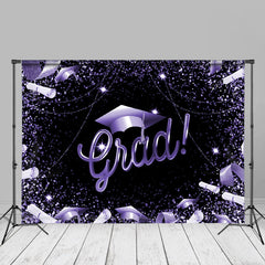 Aperturee - Glitzer Lila Schwarz Band Grad Fotoautomaten Hintergrund
